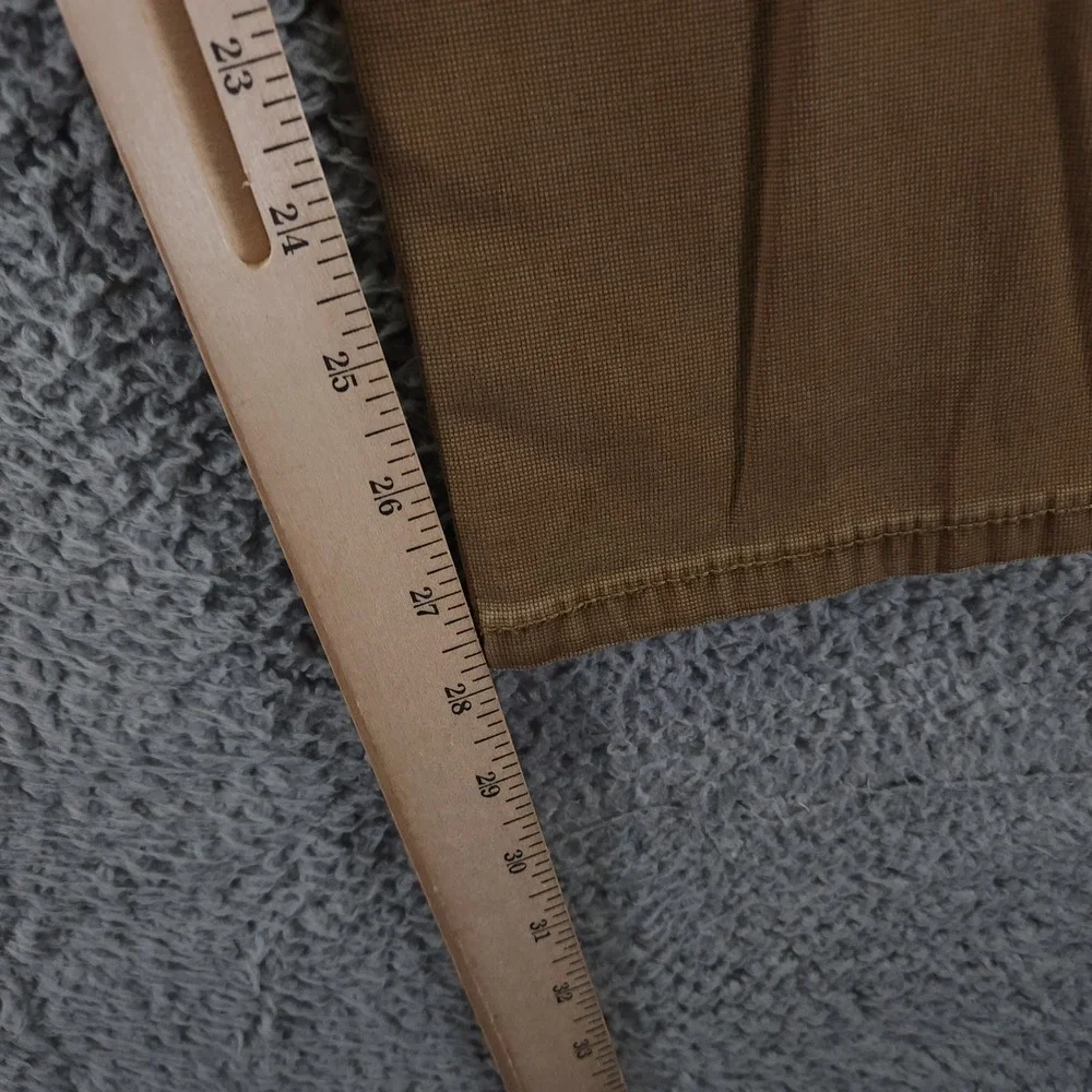 Banana Republic Pant Mens 32x28 Brown Cotton Chino Skinny Preppy Career Stretch